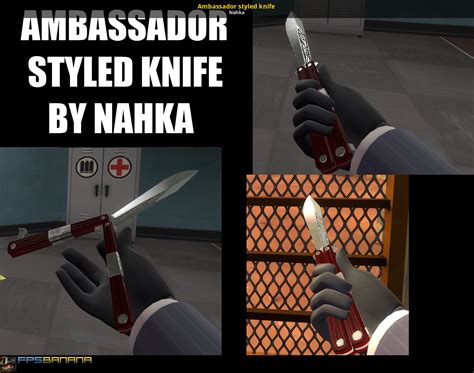 Ambassador Styled Knife Team Fortress 2 Mods