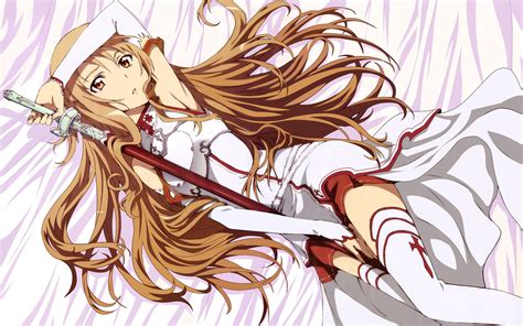 Best Anime Backgrounds With Girl Character Asuna Yuuki Sword Art Online Hd Wallpapers