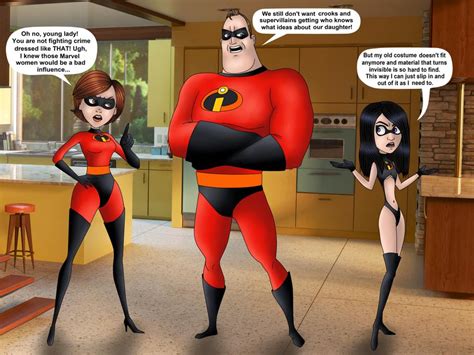 Incredibles By SerisaBibi On DeviantArt Violet Parr Comic Art Girls The Incredibles Elastigirl