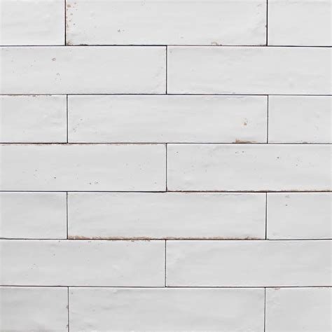 Lume 2x 9 Glazed Porcelain Subway Tiles Glossy White Rocky Point