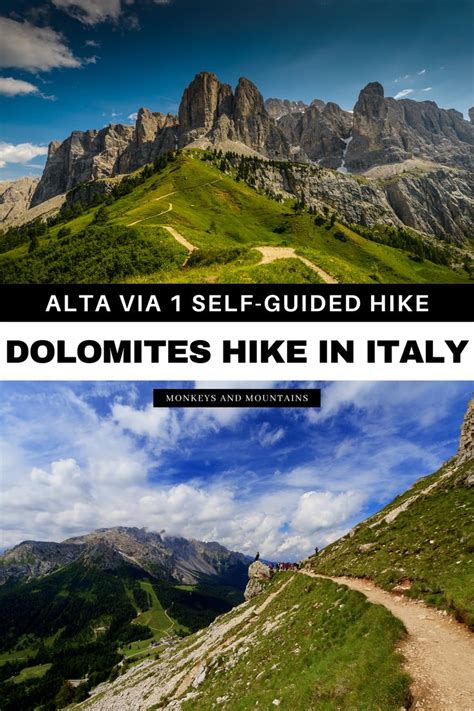 Alta Via 1 Hiking Tour Self Guided Hiking Tours Adventure Travel