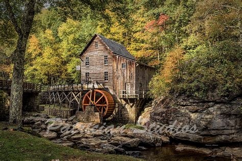 Photograph Of An Old Grist Mill Glade Creek Grist Mill Iii Etsy 日本