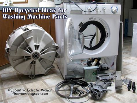 eccentric eclectic woman diy upcycled ideas for washing machine parts
