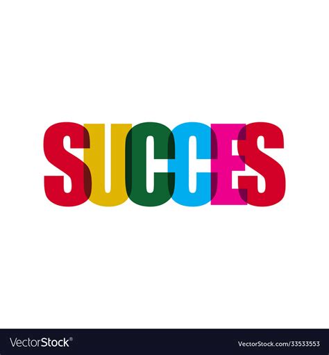 Success Template Design Royalty Free Vector Image