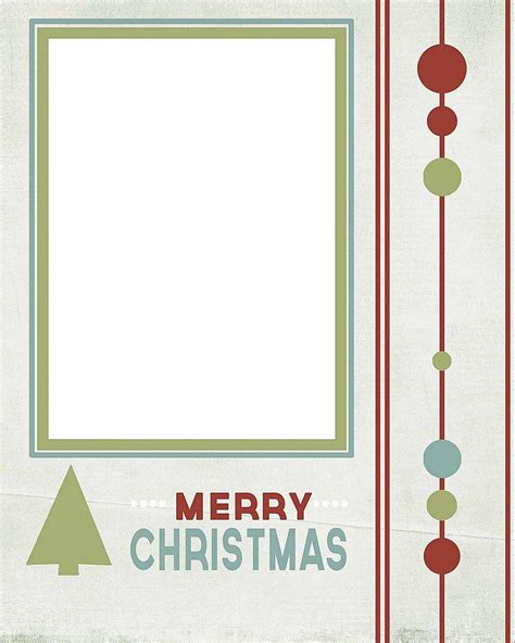 Free Printable Christmas Card Templates For Photos Printable Templates