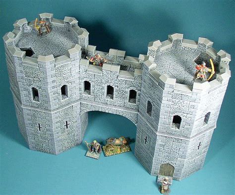 Mcghievers Fantasy Dioramas Hirst Arts Castles Medieval Houses
