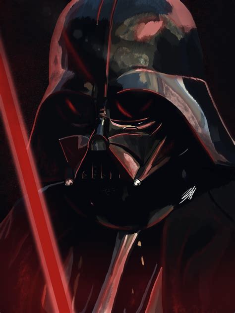 Darth Vader Digital Painting Art By Me Rstarwars