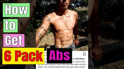 How To Get 6 Pack Abs Youtube