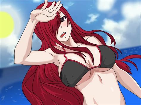 Erza Scarlet エルザ・スカーレット Eruza Sukāretto Is An S Class Mage Of Fairy Tail Who Is Famous For Her