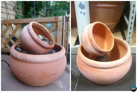 5 Diy Terra Cotta Clay Pot Fountain Projects Picture