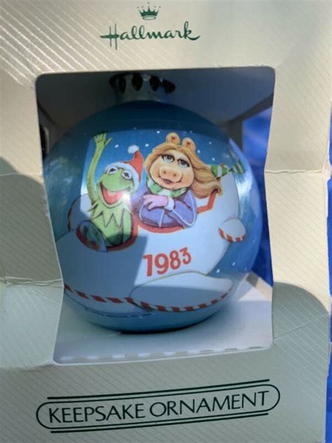 Hallmark 1983 Satin Ball Muppets Satin Kermit Miss Piggy Fozzie