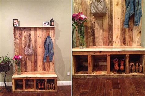 Inspirational ideas for a diy coat rack 1. An Organized Welcome: DIY Entryway benches with Space ...