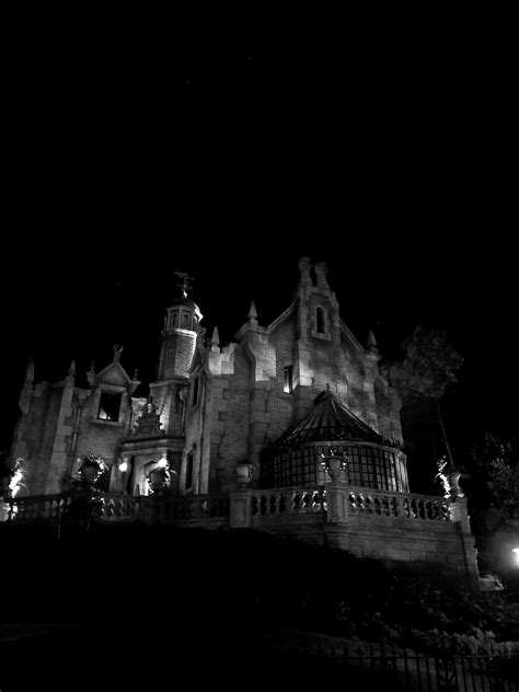 The Haunted Mansion It Looks So Much More Erie At Night Pic Taken