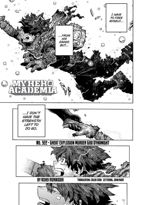 Boku No Hero Academia Chapter 322 Mangapill