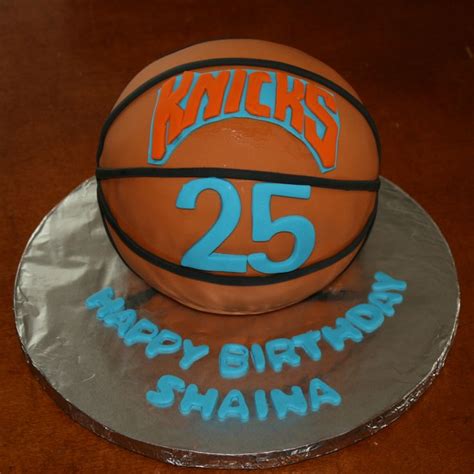 Knicks Basketball Cake By Kb Cakes