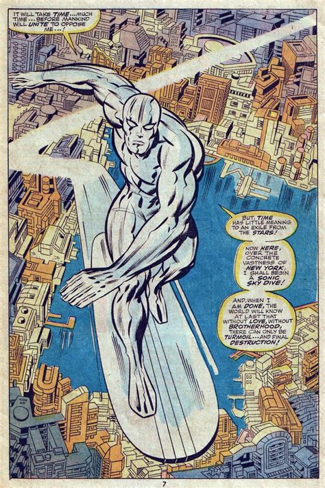 Best Silver Surfer Splash Of All Time By Jack Kirby Not Just A