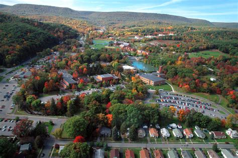 Aerial Shot Of Campus Penn State Altoona