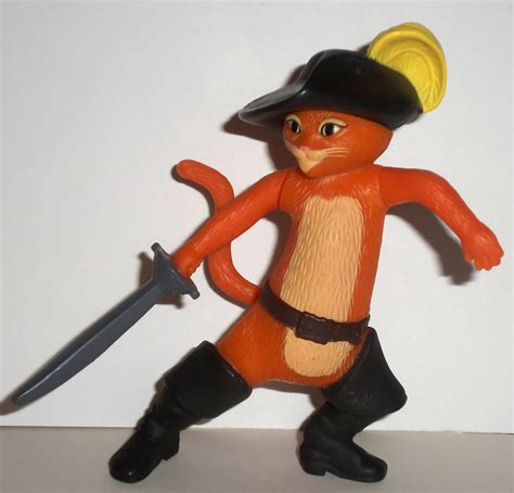 Mcdonalds 2011 Puss In Boots With Sword Happy Meal Toy Loose Used