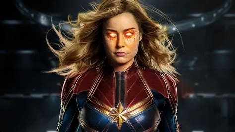 X Captain Marvel Brie Larson Coolwallpapers Me