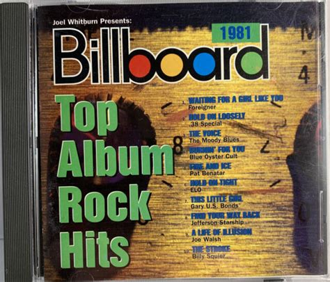 Billboard Top Album Rock Hits 1981 By Various Artists Cd May 1997