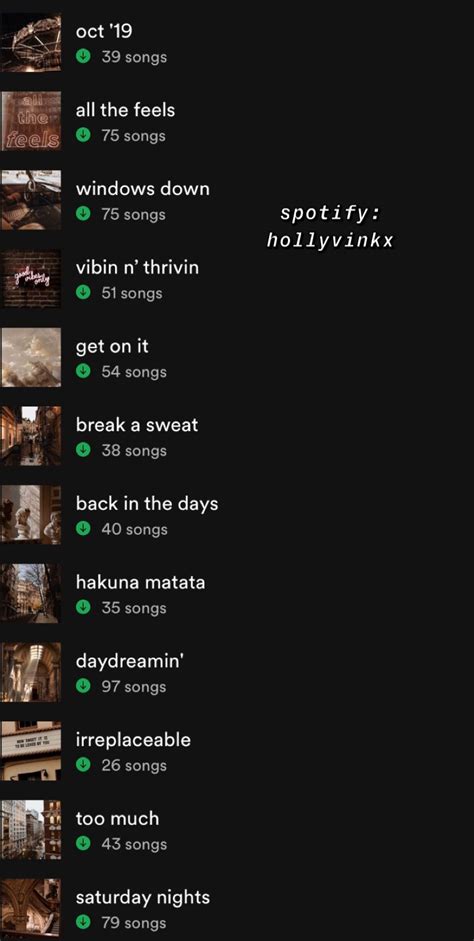 Aesthetic Spotify Playlist Covers The Covers Can Be Found In My