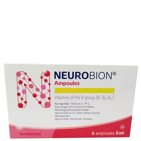 Neurobion Ampoule 6 Pcs 3 Ml Pharma Company Store