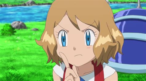 Pokemon Xyz Anime Episode 22 Serena And Satoshi Ash Serena Looks So