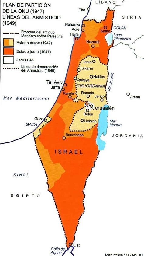 Mapa De Israel En Español