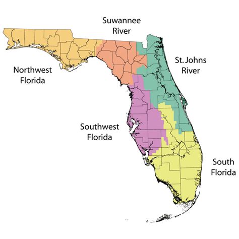 Water Management Districts Florida Department Of Environmental Protection