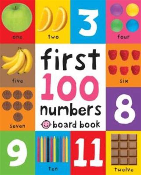 First 100 Numbers First 100 Board Book By Roger Priddy English Board
