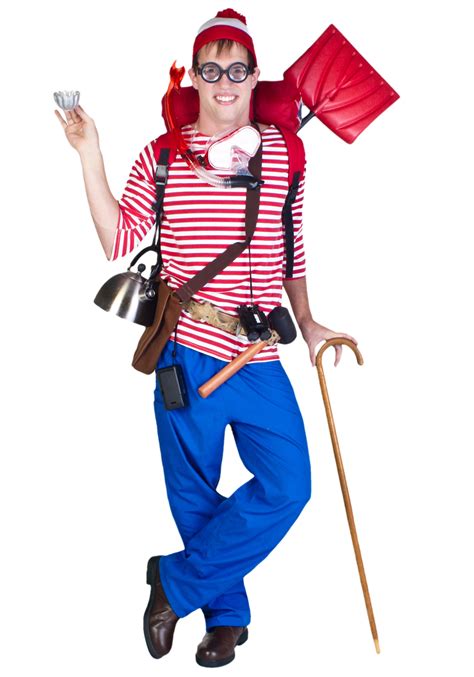 Adventure Wheres Waldo Costume Wheres Waldo Halloween Costumes