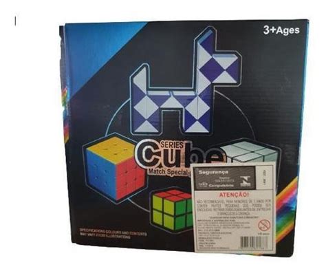 Kit Cubo Mágico 4 Modelos Series Cube Match Special Purpose