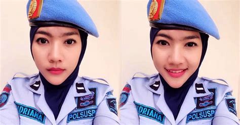 Sipir Penjara Berjilbab Bak Model Cantik Hebohkan Netizen Okezone