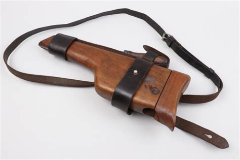 Ratisbons Mauser C96 Broomhandle Holster With Leather Harness