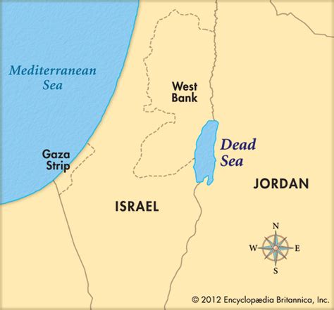 Dead Sea History Salt Map And Facts Britannica