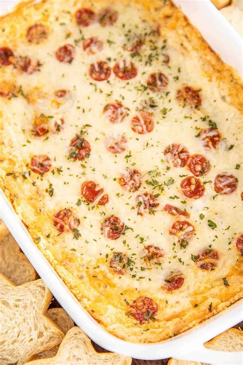 White Pizza Dip With Pepperoni Plain Chicken