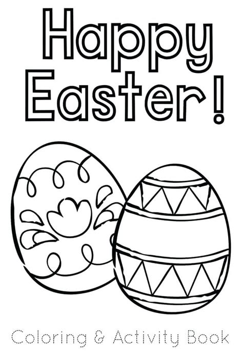 Download free printable coloring and activity book easter story ...