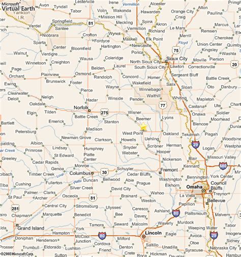 Map Of Nebraska Nebraska Maps