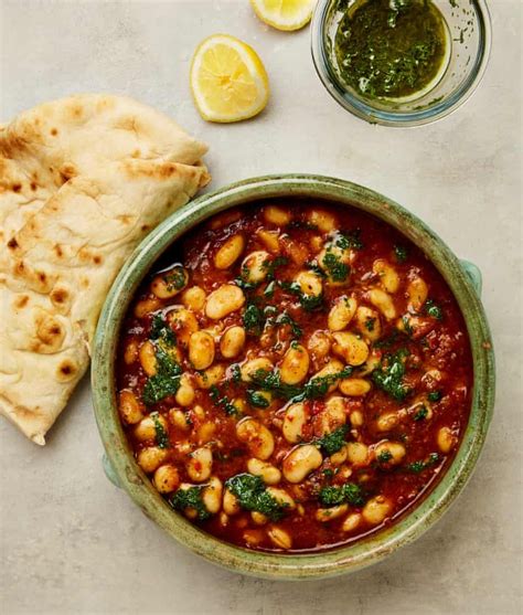 Meera Sodhas Vegan Recipe For Tomato And Rose Harissa Butter Beans The New Vegan In 2022
