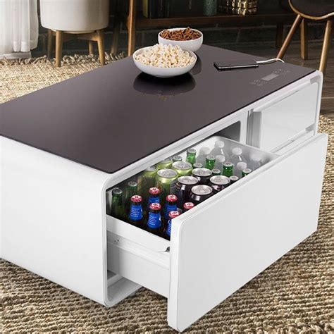 A perfect coffee table that will earn your friends and neighbor's compliment. Sobro Refrigerator Coffee Table | Fancy.com