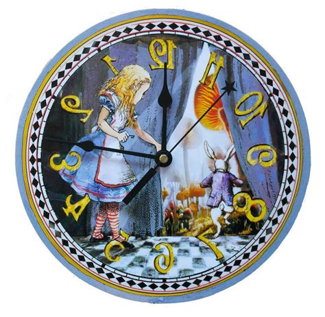 Alice In Wonderland Key To Wonderland Clock Etsy Alice In Wonderland Clock Alice In