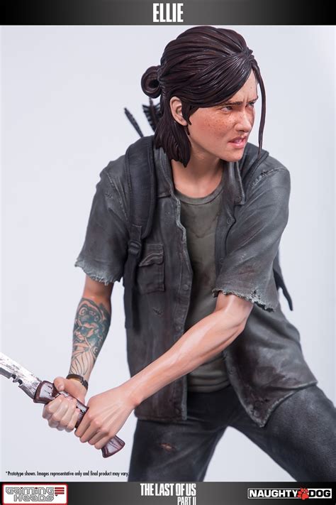 The Last Of Us Part Ii Ellie Stealth Statue Gaming Heads