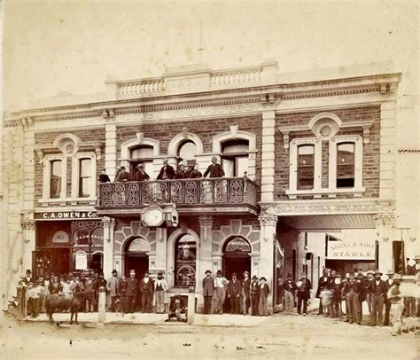 The Black Bull Hotel On Hindley Stadelaide In South Australia In 1880