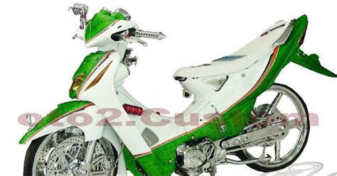 Siapa tau udh robek atau masangnya gak bener. otomotif bike: Contoh Modifikasi Honda Supra X 125