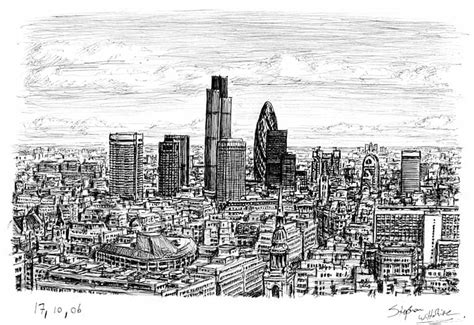 City Skyline Sketch
