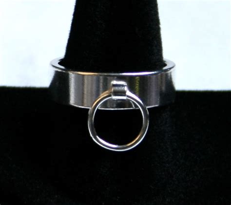 Heavyweight Sterling Silver Ring Of O Bdsm Ring Story Of Etsy