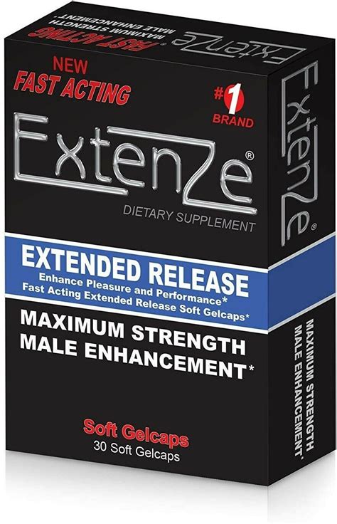 Extenze Prolonged Release Male Enhancement Supplement 30 Pill Icommerce On Web