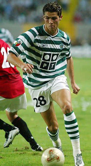 Ronaldo attended the match with girlfriend georgina rodriguez and was warmly welcomed by the home. Cristiano Ronaldo Sporting CP | Learnodo Newtonic