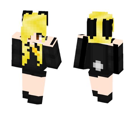 Download Lucy Heartfilia Black Bunny Suit Minecraft Skin For Free