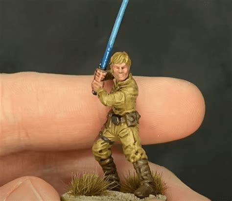 How To Paint Star Wars Legion Darth Vader And Luke Skywalker